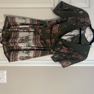 Francesca’s Flattering Green Romper